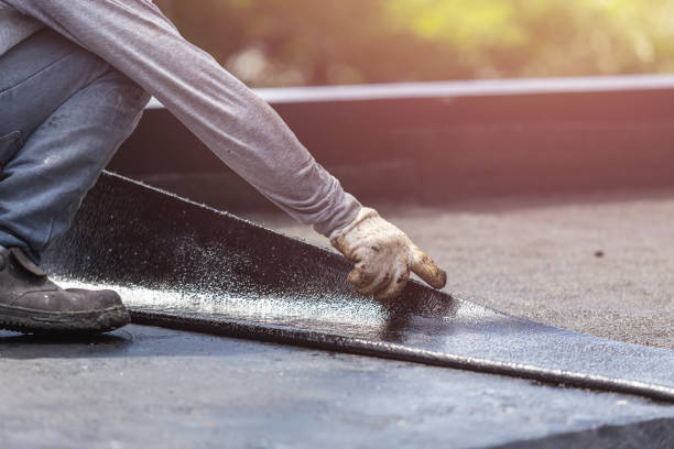 Professional Basement Waterproofing technician working in Ottoville, OH